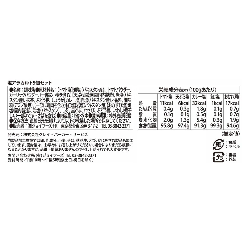 ちいかわ 東京みやげ お塩5本セット - Image 4