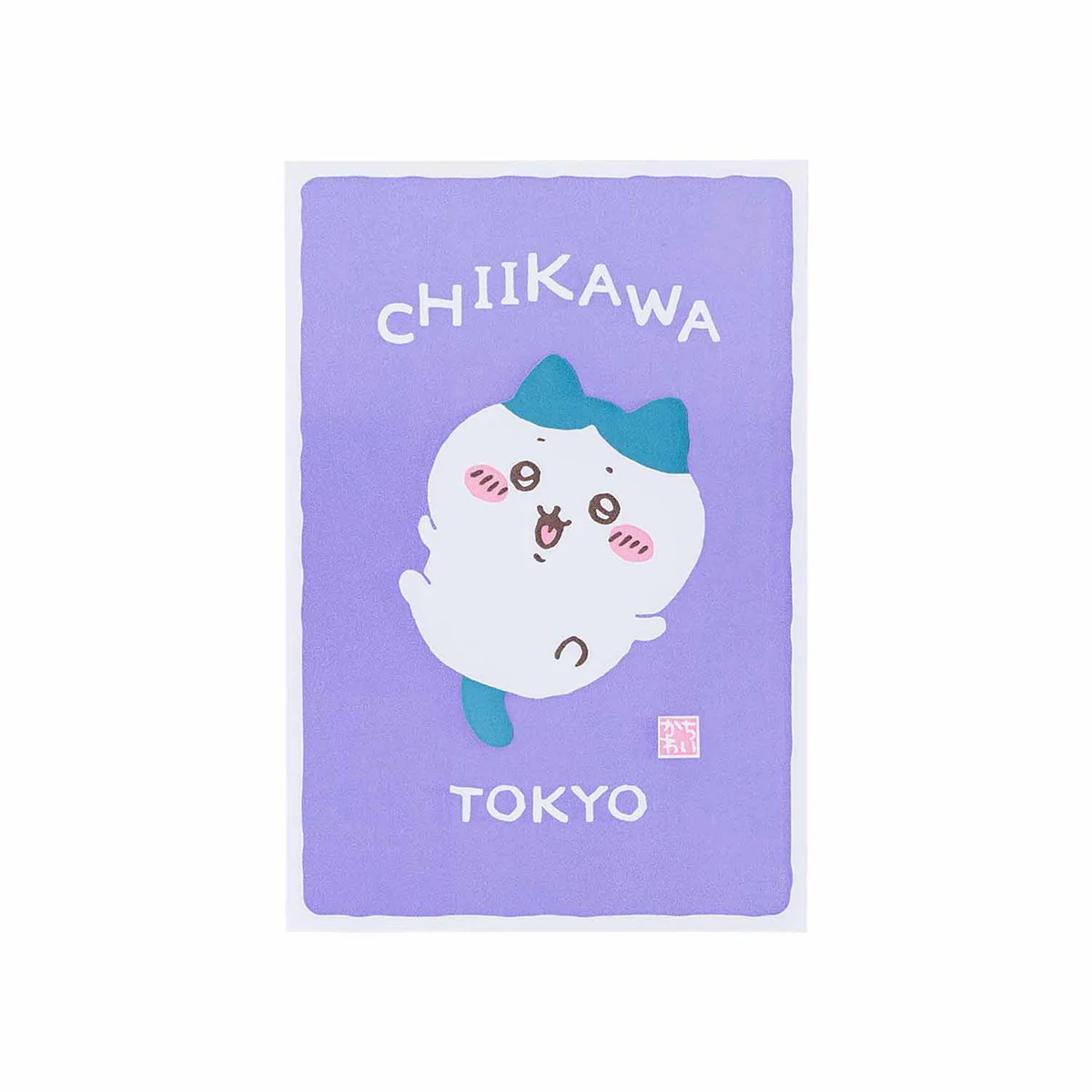ちいかわ 東京みやげ 活版カード（ハチワレ） - Image 3