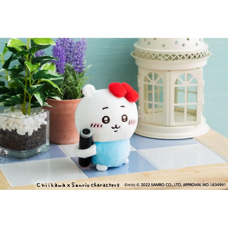 ちいかわ×サンリオキャラクターズ 持ちますマスコット（ちいかわ・ハローキティ） - Image 2
