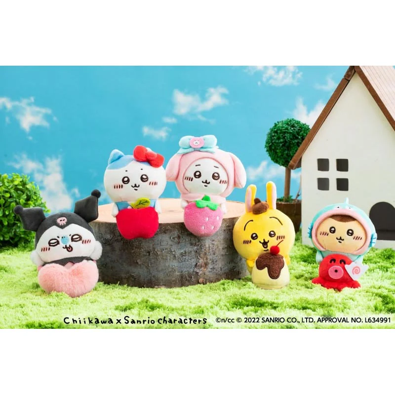 ちいかわ×サンリオキャラクターズ デスクトップから見守るひっかけぬいぐるみ（ちいかわ・マイメロディ） - Image 2