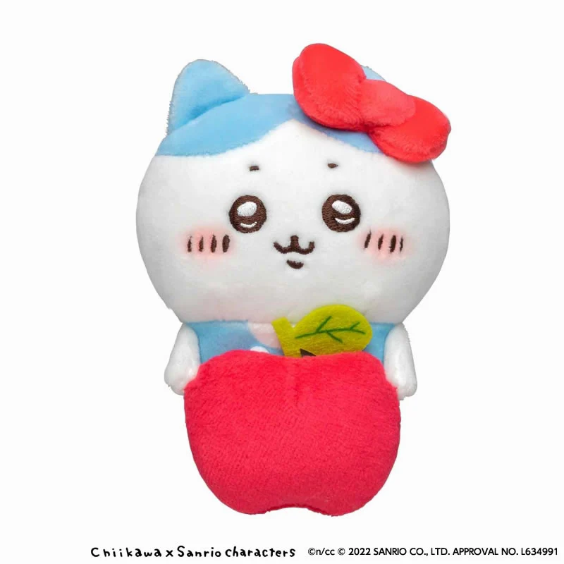 ちいかわ×サンリオキャラクターズ デスクトップから見守るひっかけぬいぐるみ（ハチワレ・ハローキティ） - Image 4