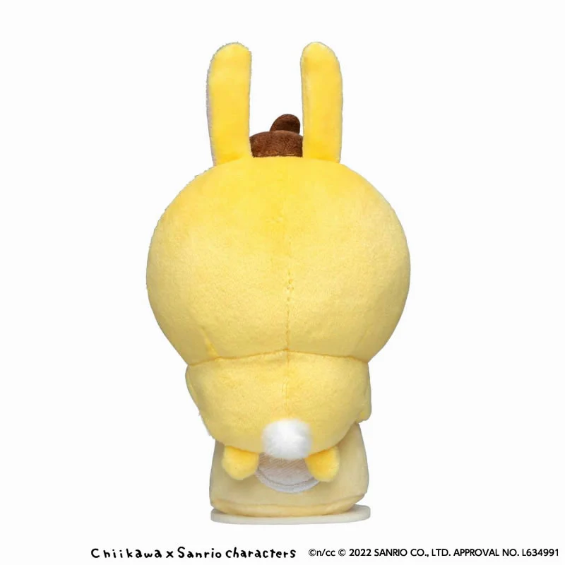 ちいかわ×サンリオキャラクターズ デスクトップから見守るひっかけぬいぐるみ（うさぎ・ポムポムプリン） - Image 5