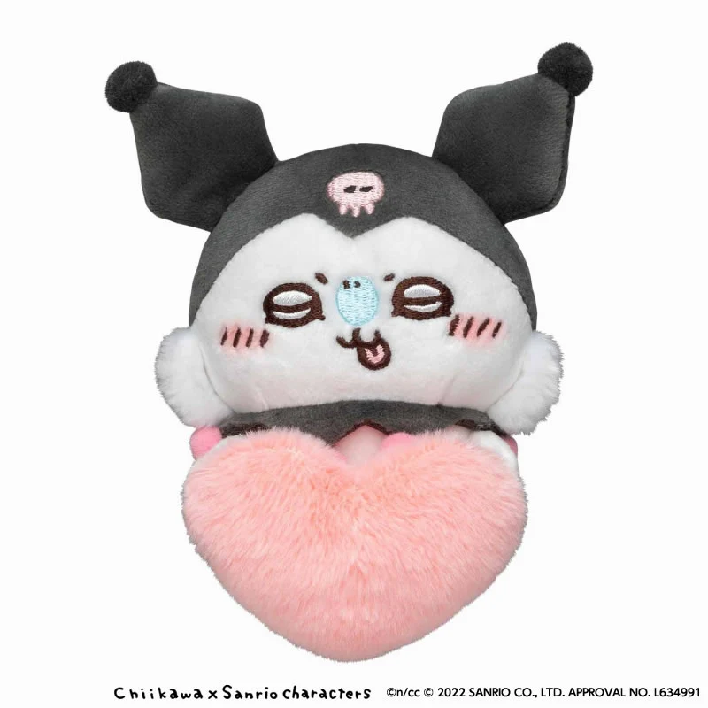 ちいかわ×サンリオキャラクターズ デスクトップから見守るひっかけぬいぐるみ（モモンガ・クロミ） - Image 4