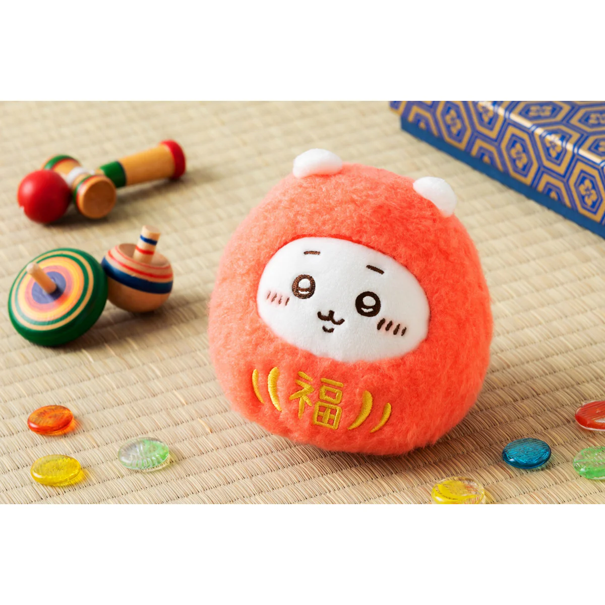 ちいかわ だるまになっちゃった！ころりん起き上がりこぼしぬいぐるみ（ちいかわ） - Image 3