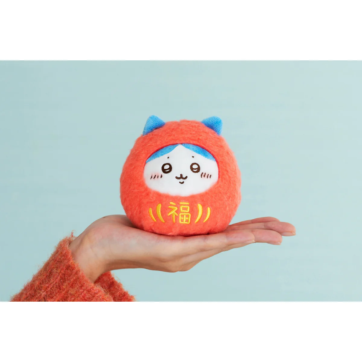 ちいかわ だるまになっちゃった！ころりん起き上がりこぼしぬいぐるみ（ハチワレ） - Image 3