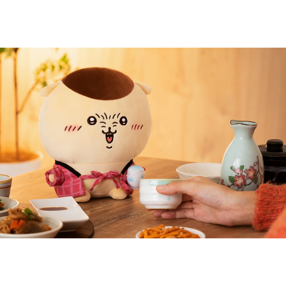 ちいかわ くりまんじゅうのしっぽり相席ぬいぐるみ - Image 2
