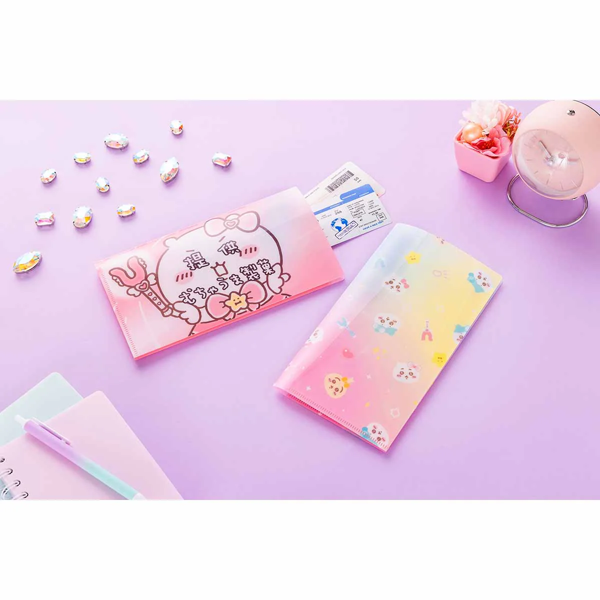 ちいかわ まじかるちいかわ チケットファイル（ちっちゃいおかお） - Image 2