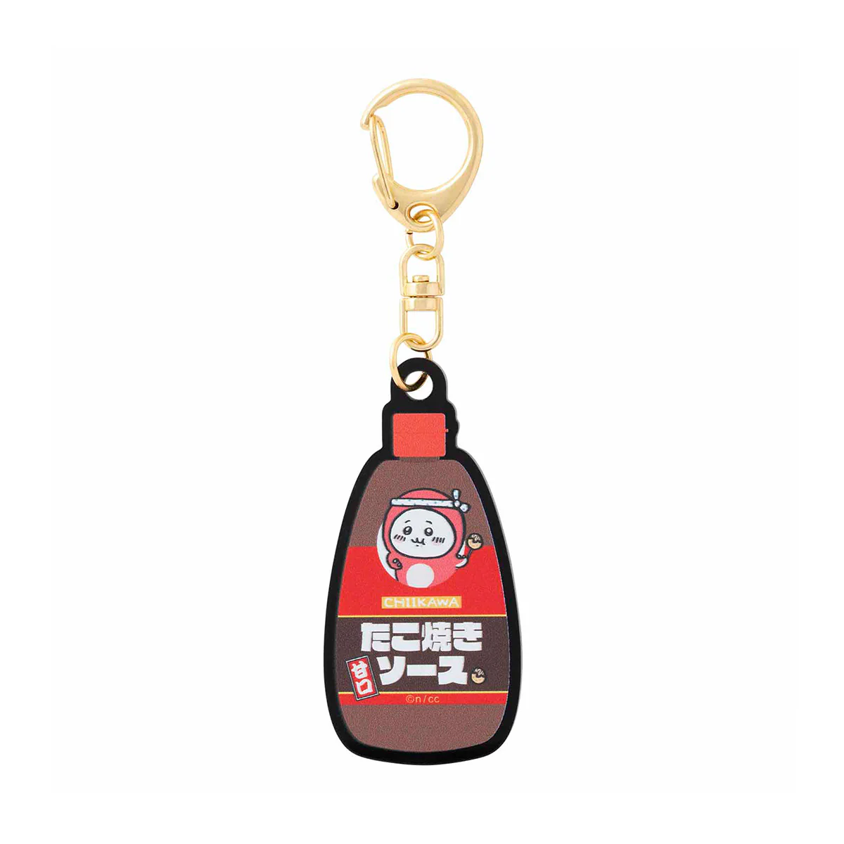 ちいかわ たこイカ カラーアクリルキーホルダー（たこ焼きソース・ちいかわ） - Image 3