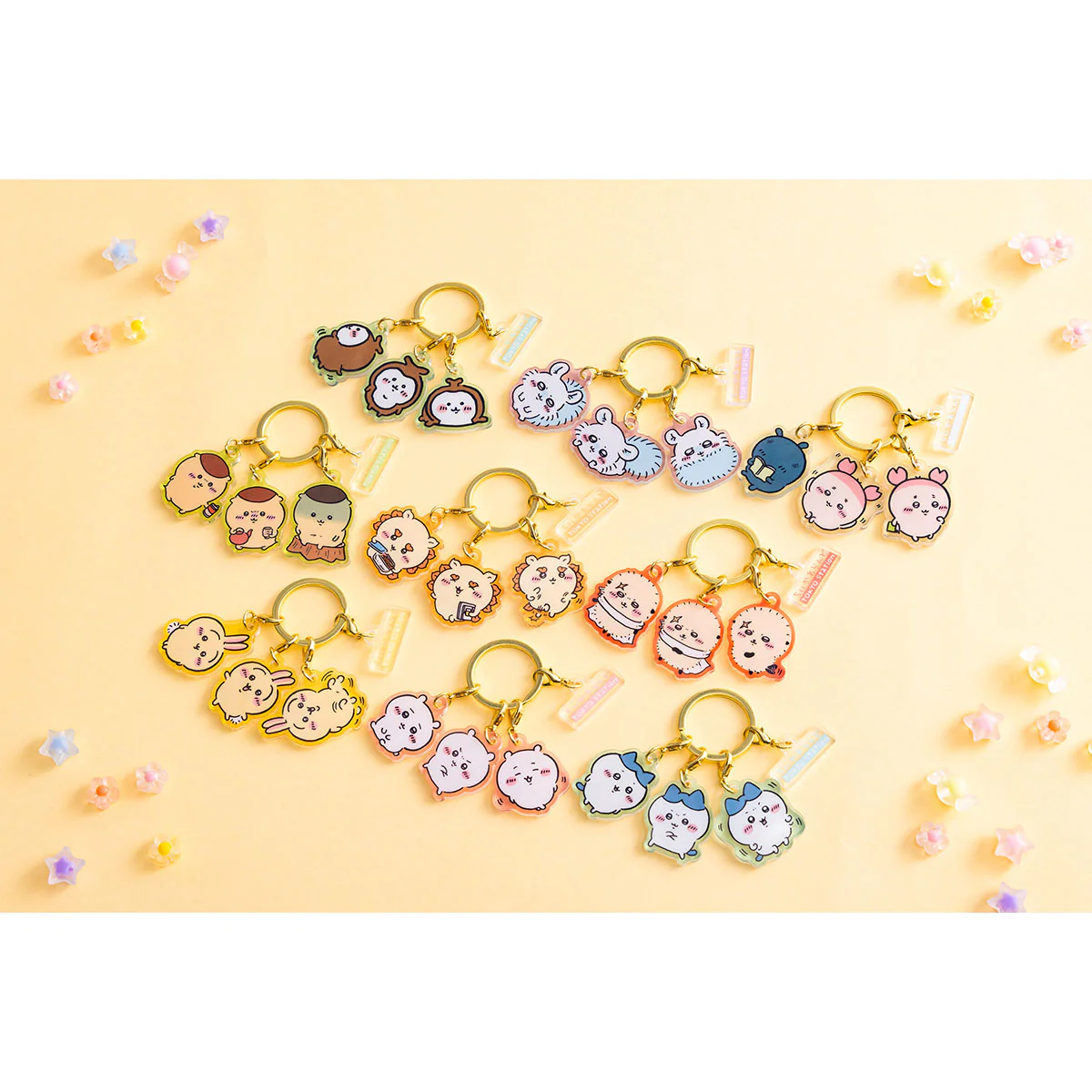 ちいかわ 東京みやげ 分けられる！3連アクリルチャーム（ハチワレ） - Image 3