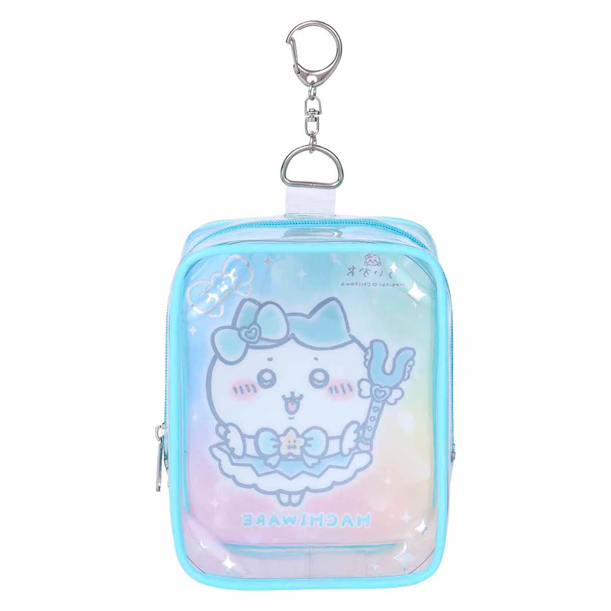 ちいかわ 超まじかるちいかわ マスコットも入る!クリアポーチ(ハチワレ) - Image 4