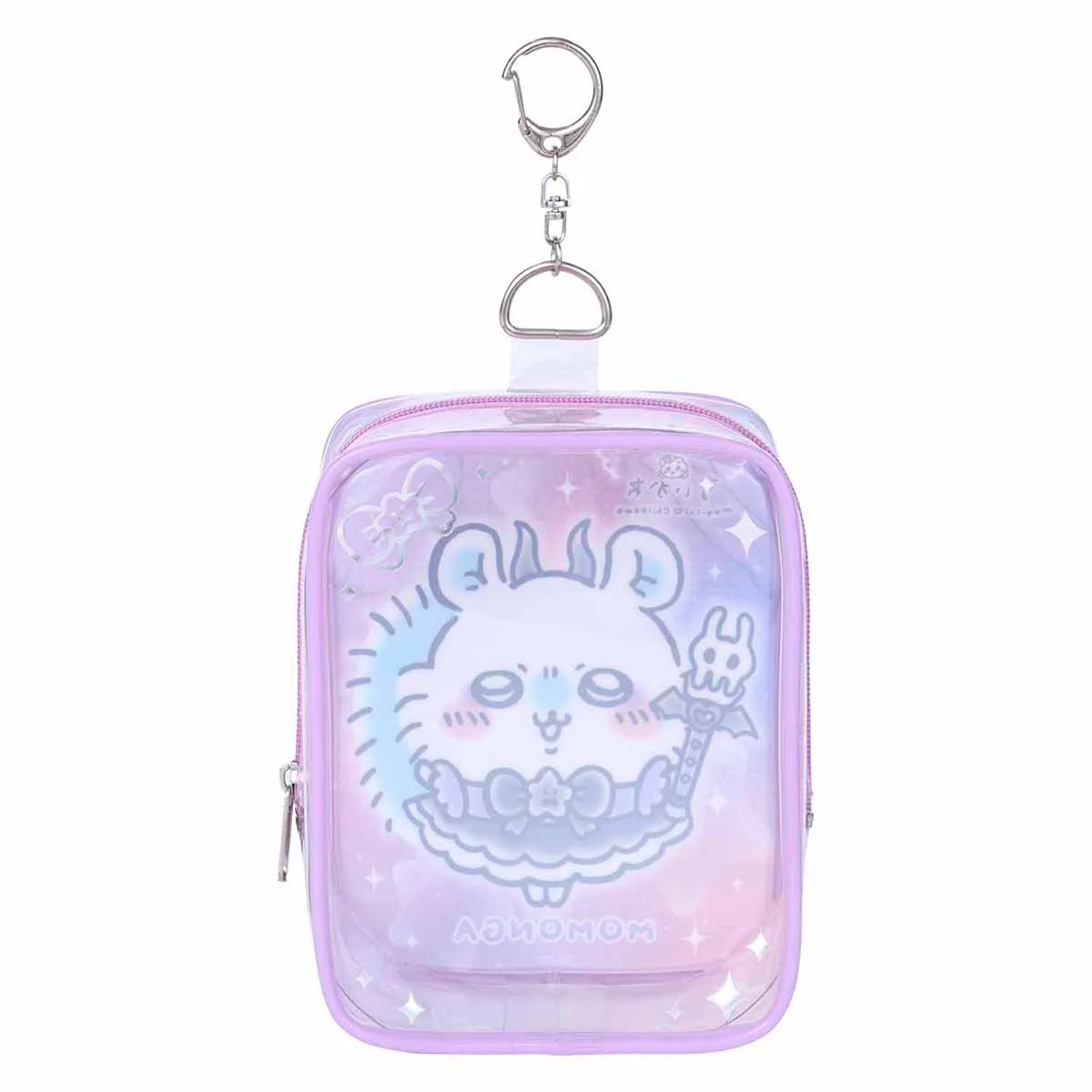 ちいかわ 超まじかるちいかわ マスコットも入る！クリアポーチ（モモンガ） - Image 4