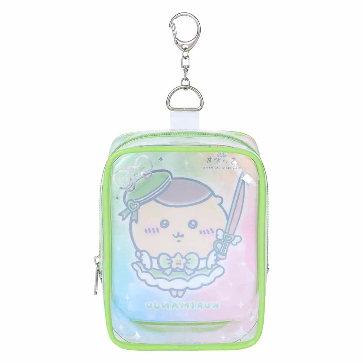 ちいかわ 超まじかるちいかわ マスコットも入る！クリアポーチ（くりまんじゅう） - Image 4