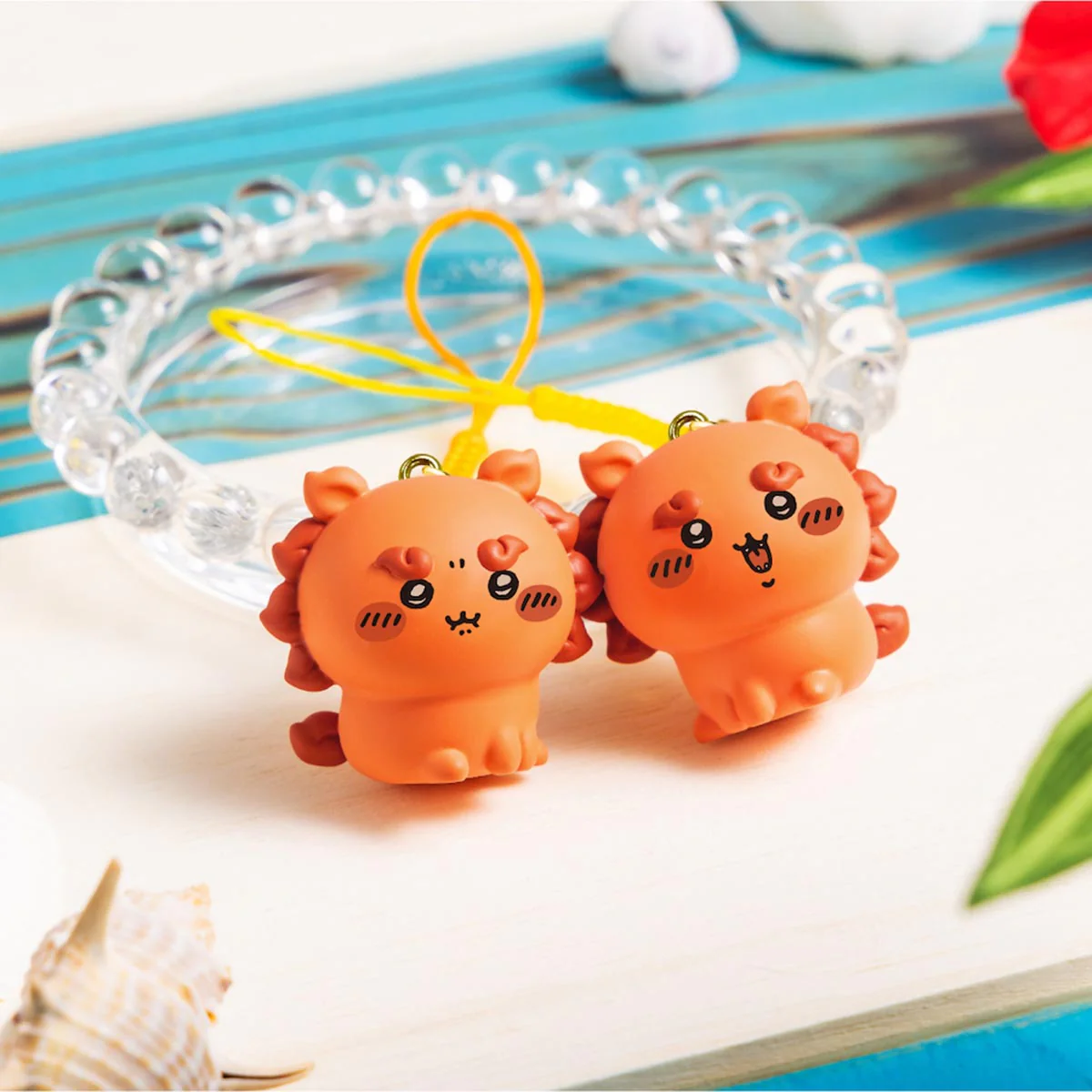 ちいかわ あうんシーサー 根付ストラップ（2個セット） - Image 2