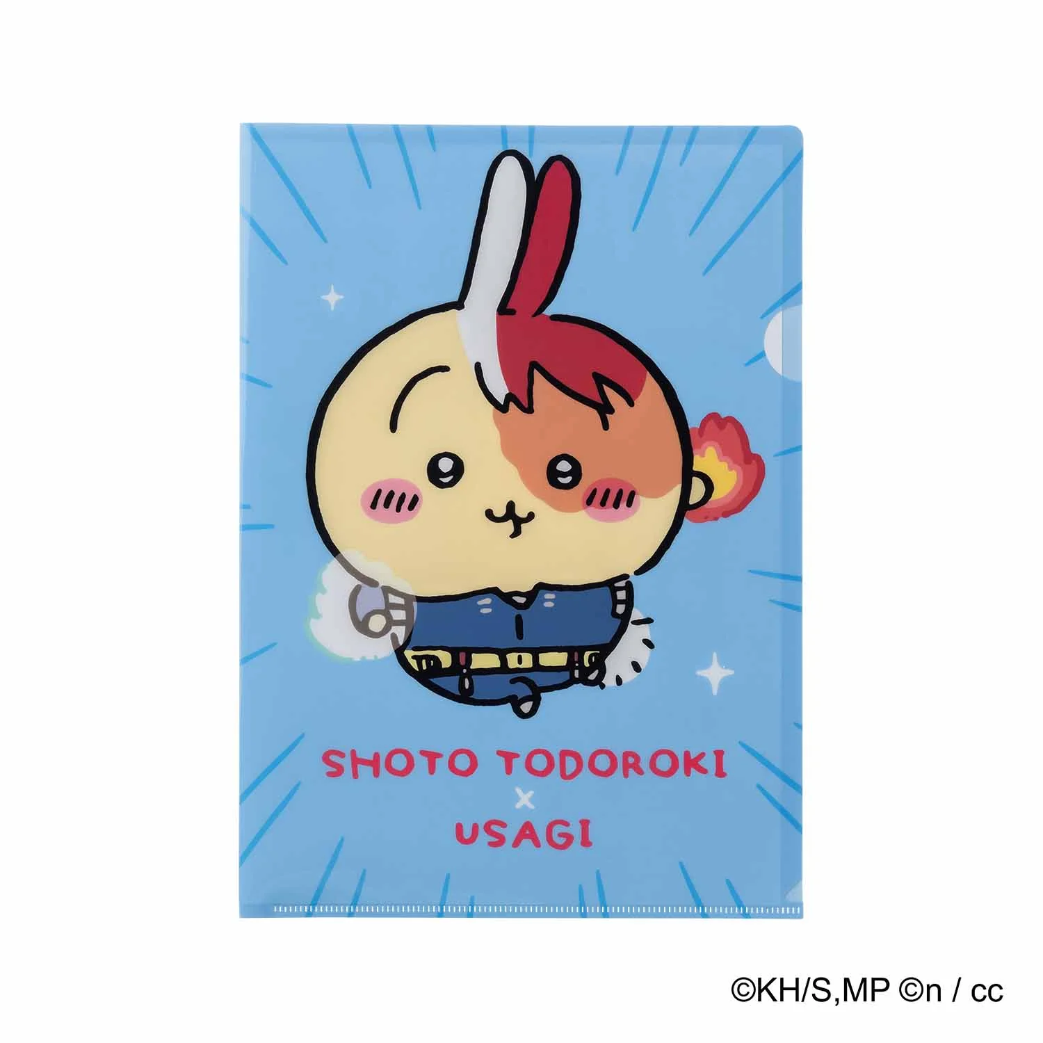 僕のヒーローアカデミア×ちいかわ A4クリアファイル（轟焦凍×うさぎ） - Image 2