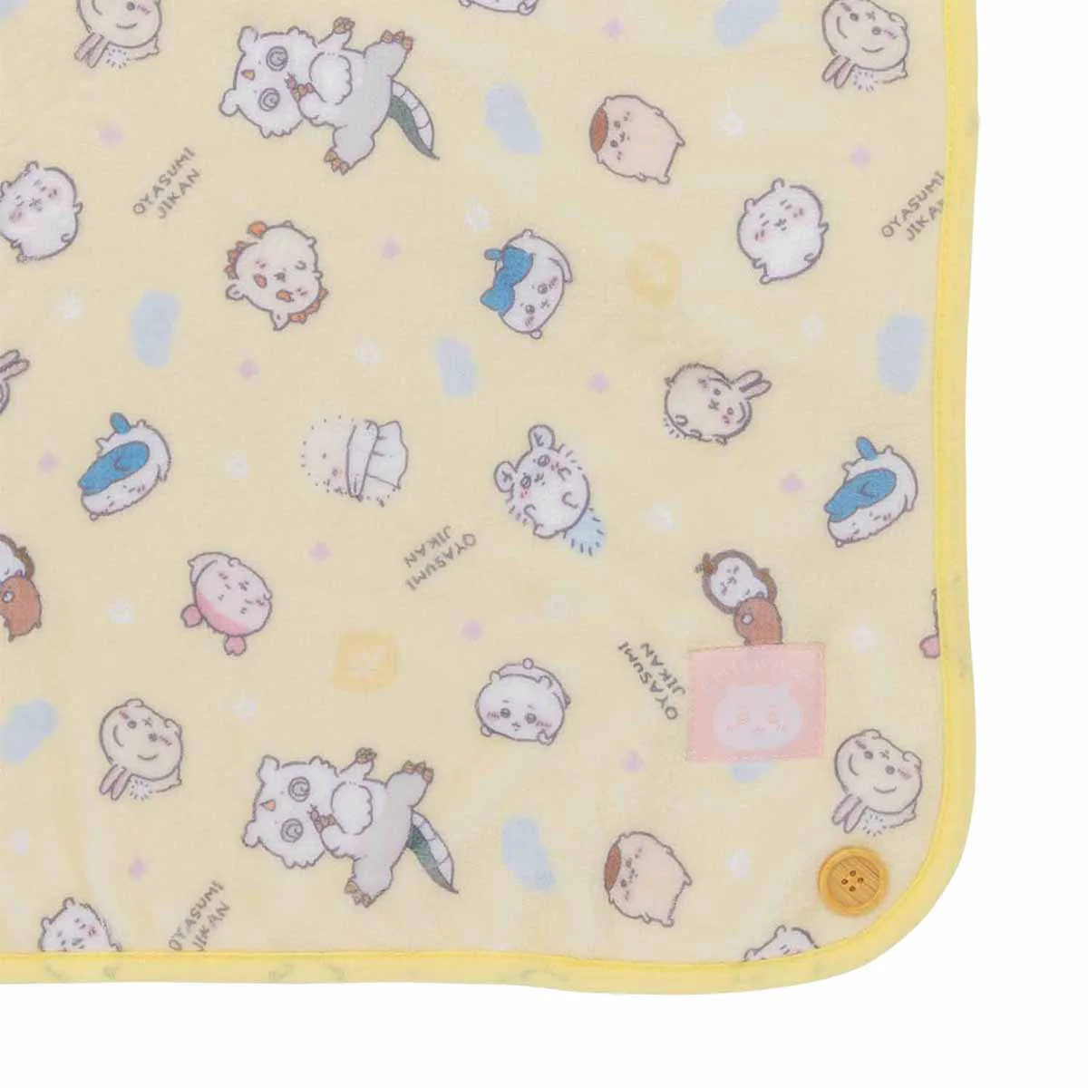 ちいかわ あったか収納ポケット付き3WAYブランケット（パステルイエロー） - Image 7