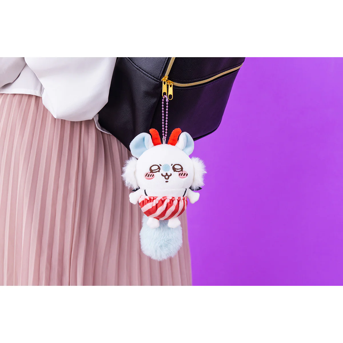 ちいかわ 仮装たのしい～！マスコット（デビルなモモンガ） - Image 3