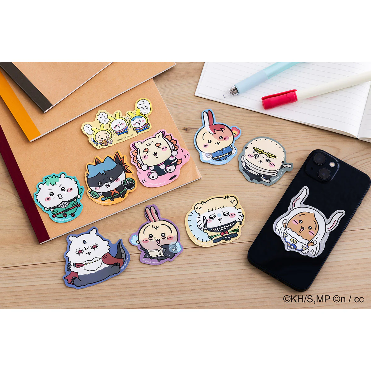 僕のヒーローアカデミア×ちいかわ スマホに貼れるサイズのステッカーコレクション（全10種） - Image 2