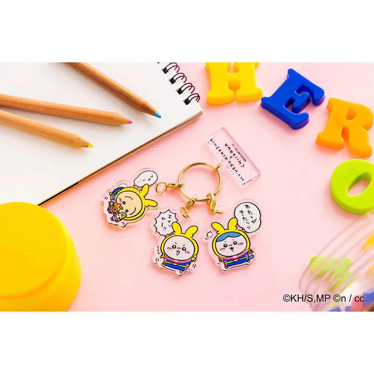 僕のヒーローアカデミア×ちいかわ 3連アクリルチャーム - Image 2