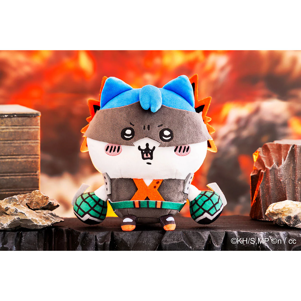 僕のヒーローアカデミア×ちいかわ ぬいぐるみS（爆豪勝己×ハチワレ） - Image 2