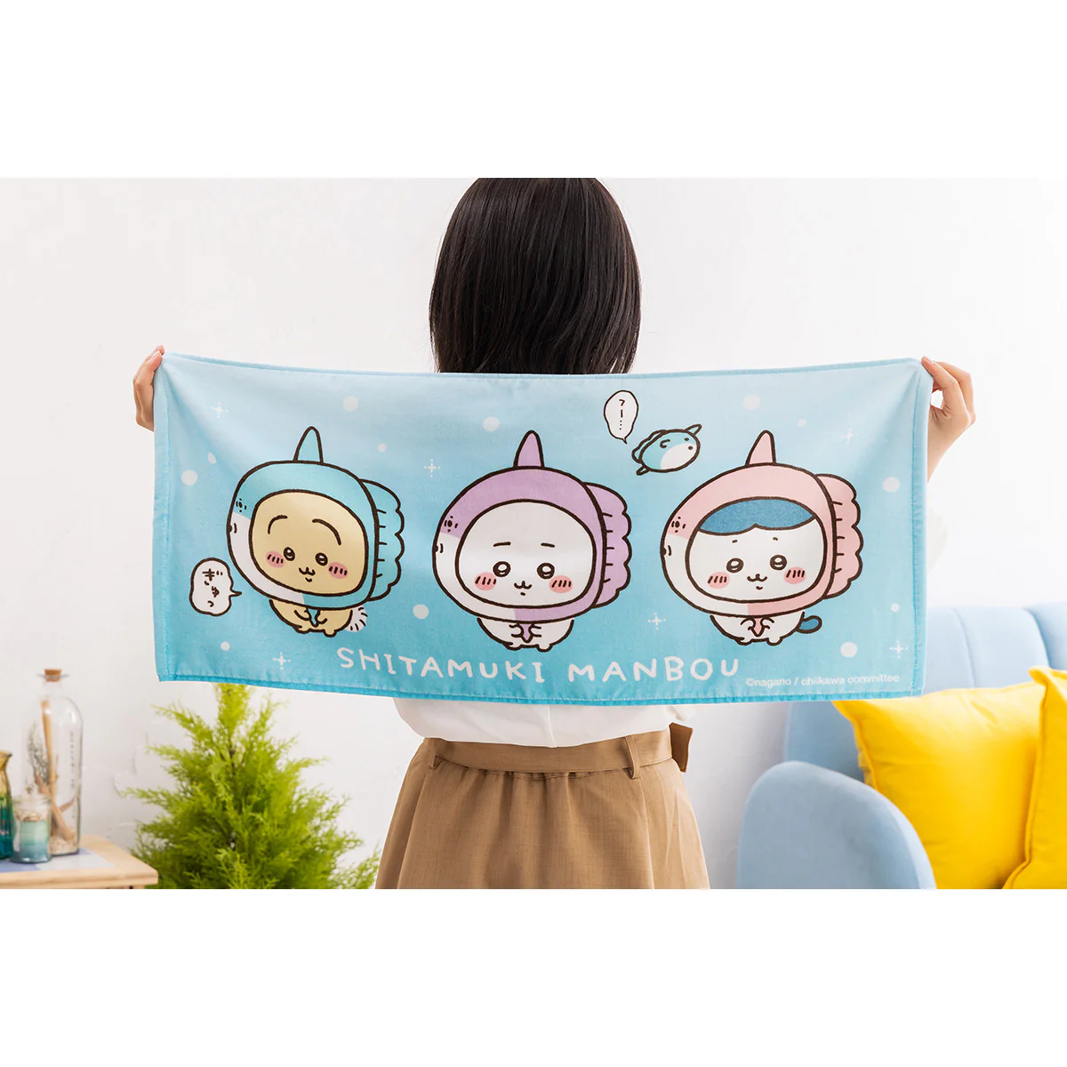 ちいかわ水族館 フェイスタオル - Image 2