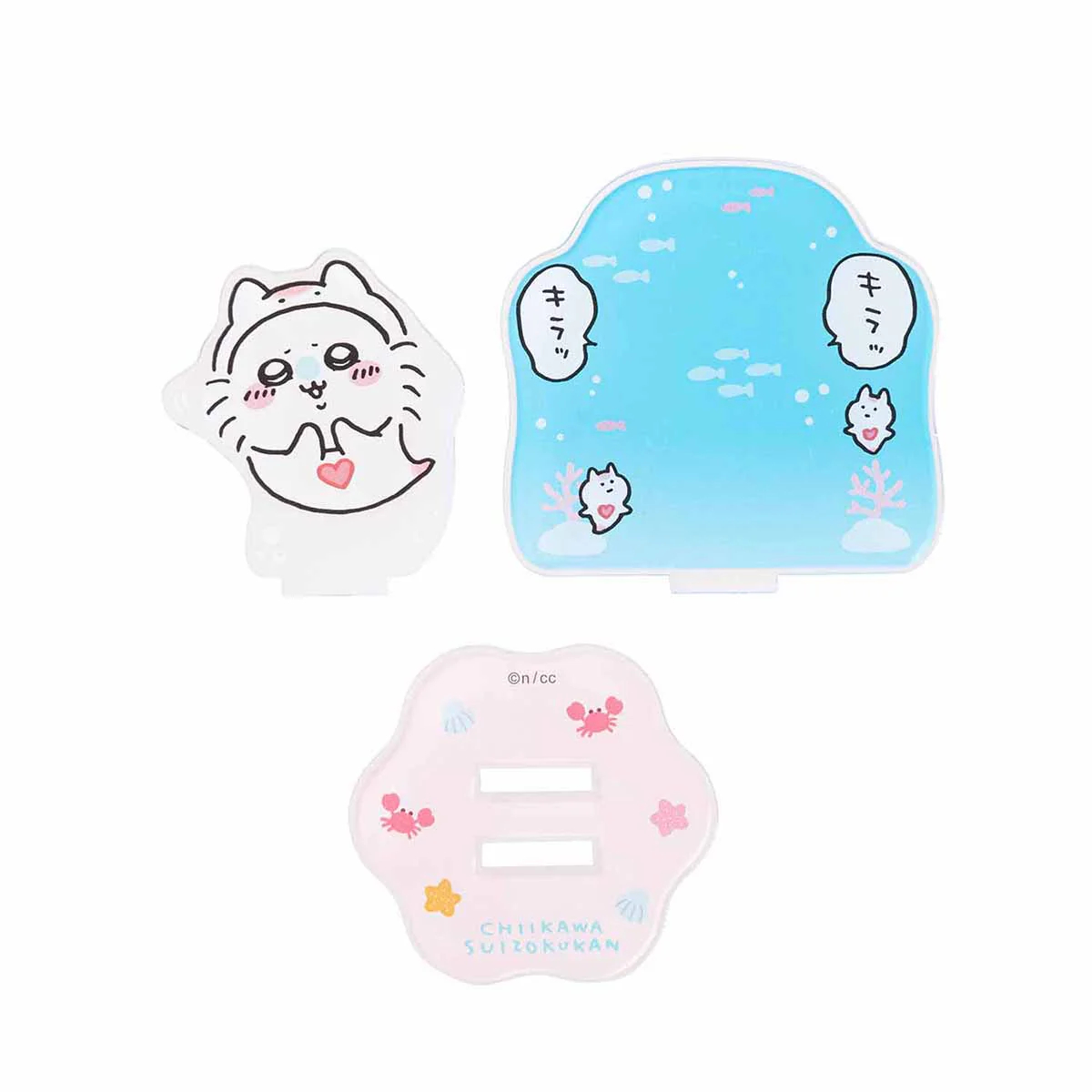 ちいかわ水族館 レイヤーアクリルスタンド（モモンガ×クリオネ） - Image 5