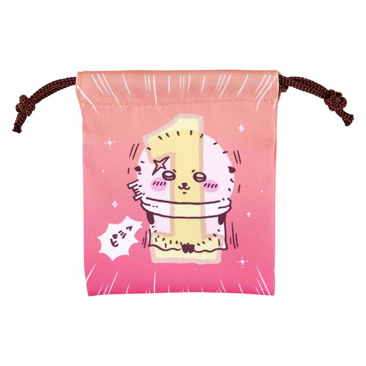 ちいかわ お出かけ楽しみ！な 小分けに便利な2個セットミニ巾着（ハチワレとラッコ） - Image 5