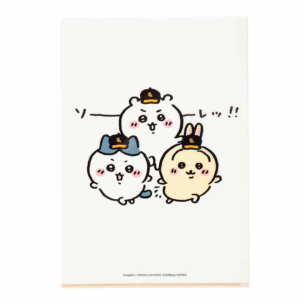 ちいかわ/ホークス クリアファイル - Image 4