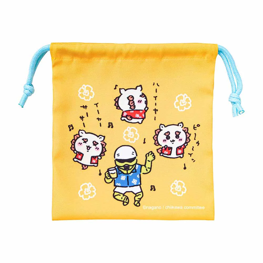 ちいかわ シーサー祭り！！！ ほどよいサイズの巾着 - Image 4