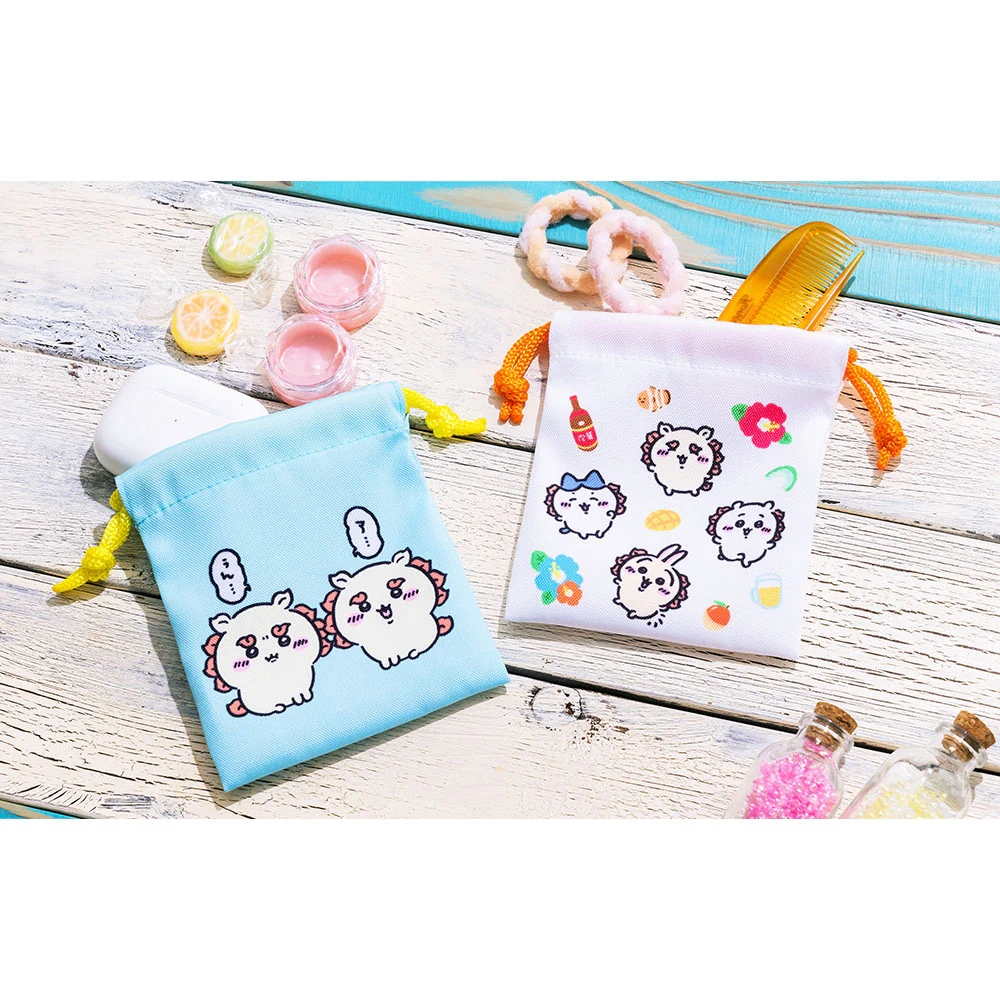 ちいかわ シーサー祭り！！！ 小分けに便利なミニ巾着2個セット - Image 4