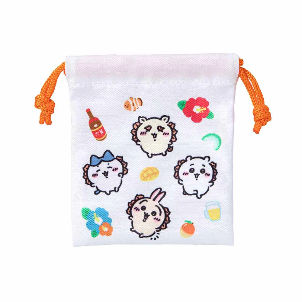 ちいかわ シーサー祭り！！！ 小分けに便利なミニ巾着2個セット - Image 5