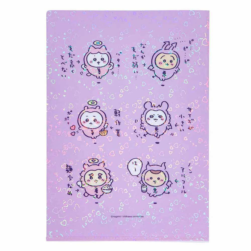 ちいかわ てんし♡あくま ホログラムA4クリアファイル（てんしとあくま） - Image 5