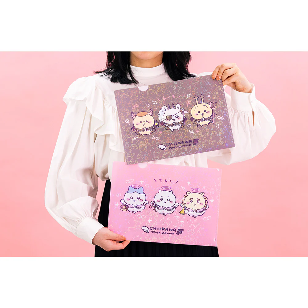 ちいかわ てんし♡あくま ホログラムA4クリアファイル（「愛」だど・・・） - Image 3