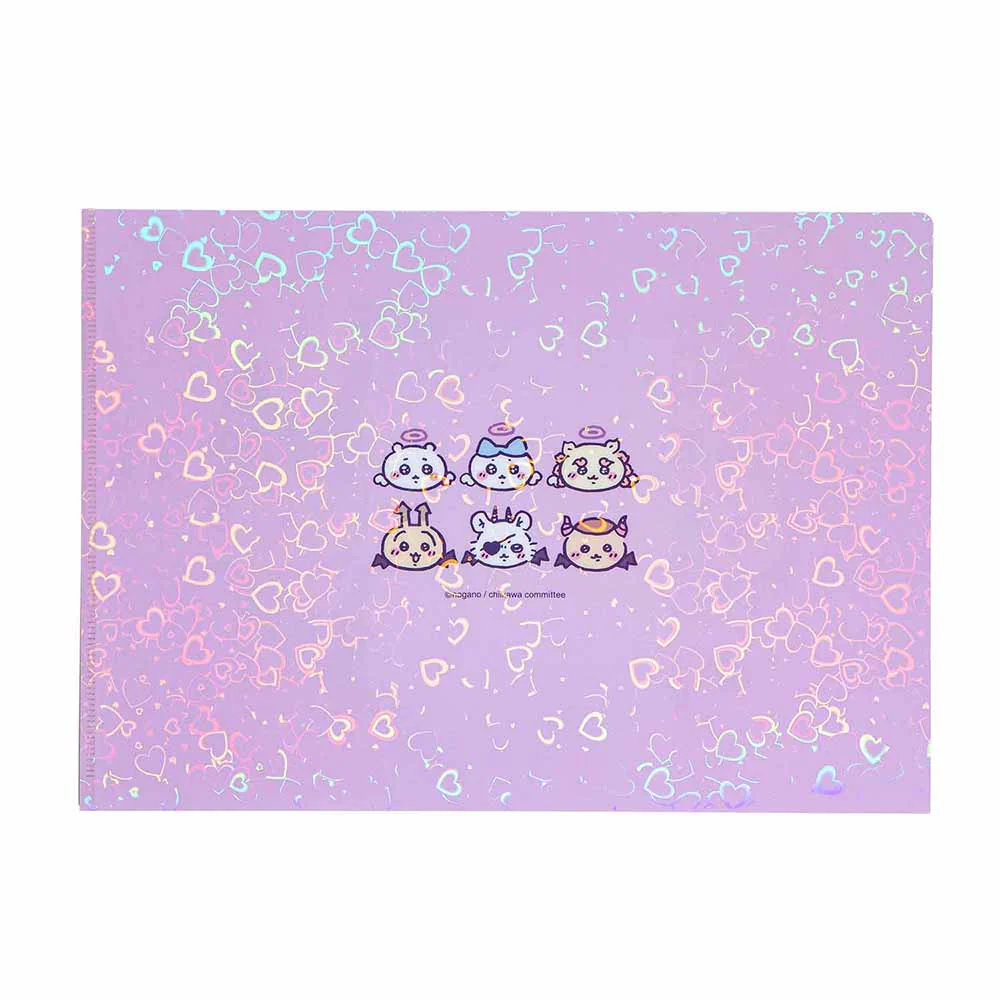 ちいかわ てんし♡あくま ホログラムA4クリアファイル（ハート） - Image 5