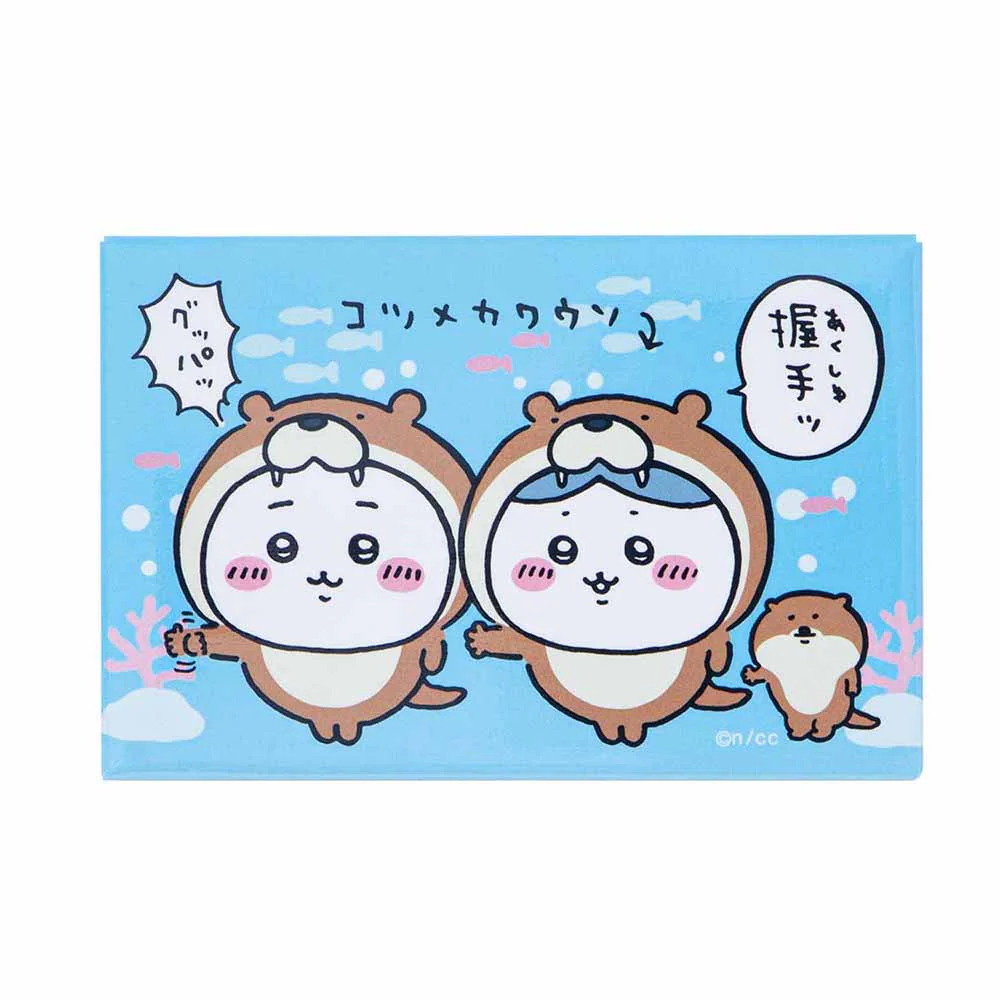 ちいかわ水族館 スクエアマグネット(ちいかわ&ハチワレ×コツメカワウソ)