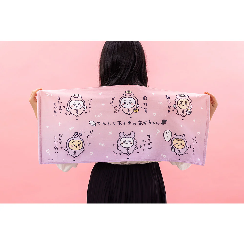 ちいかわ てんし♡あくま フェイスタオル（あかちゃんたち） - Image 2