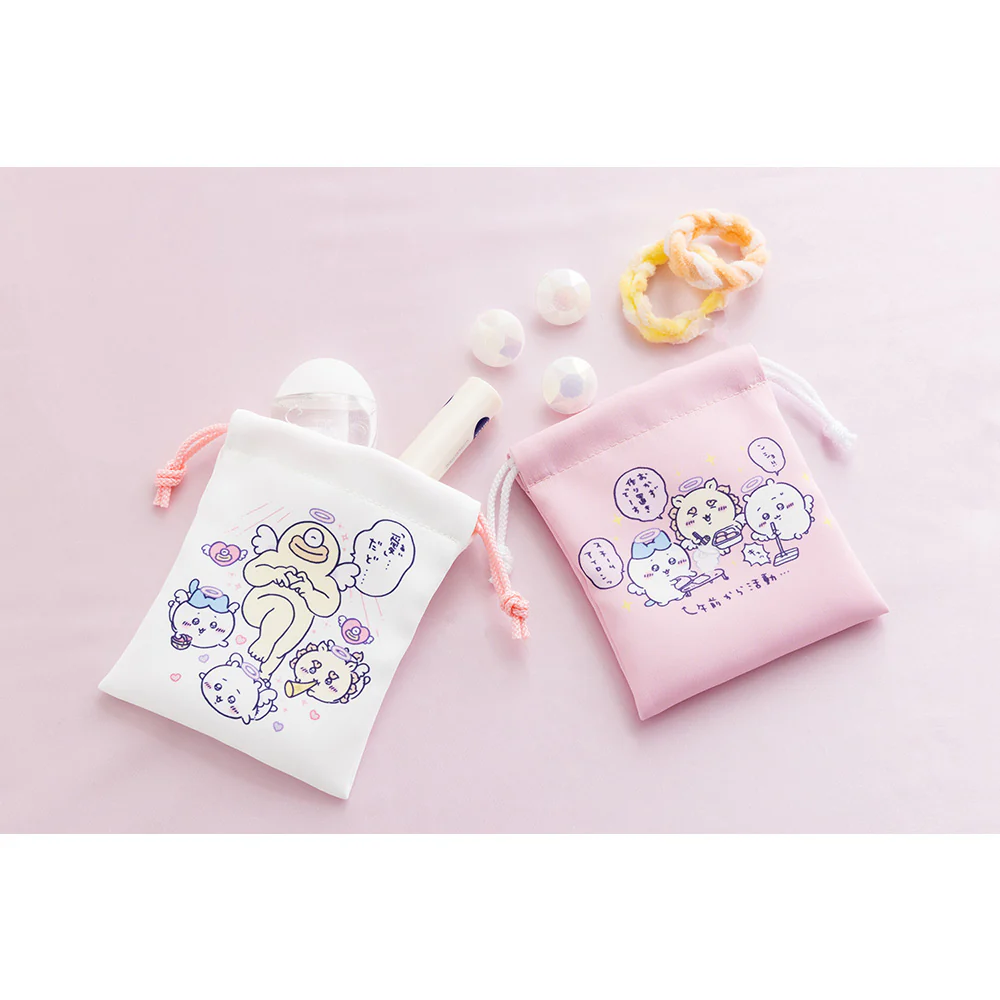 ちいかわ てんし♡あくま ミニ巾着2個セット（てんし） - Image 2