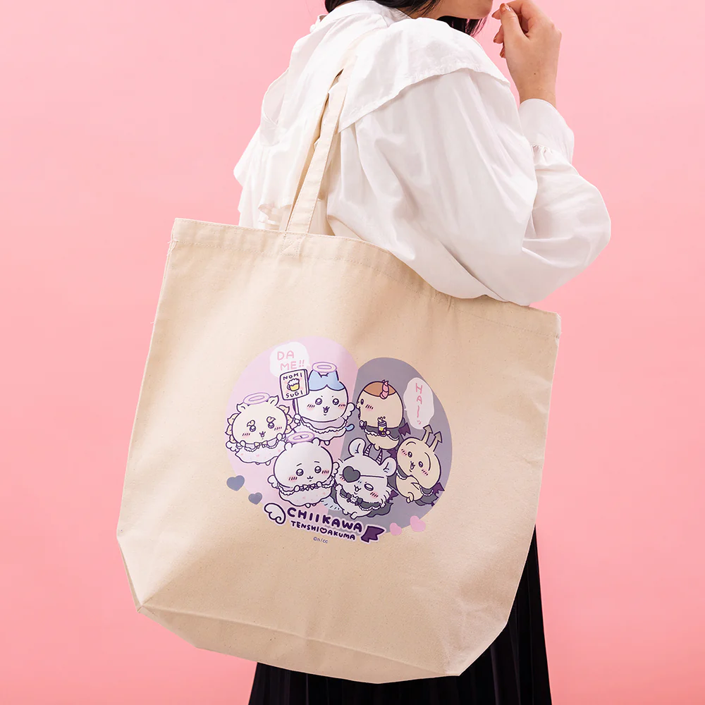 ちいかわ てんし♡あくま 大きめトートバッグ - Image 2