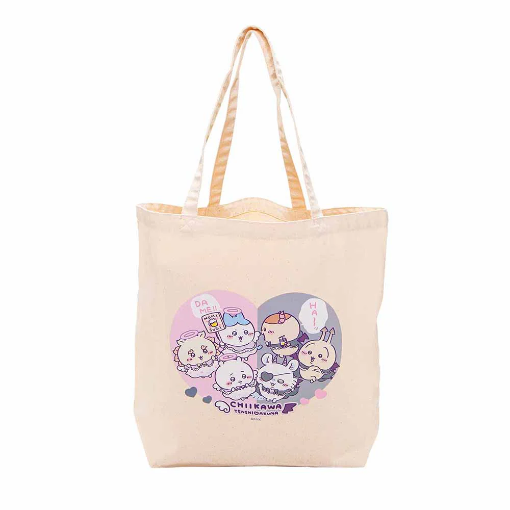 ちいかわ てんし♡あくま 大きめトートバッグ - Image 3