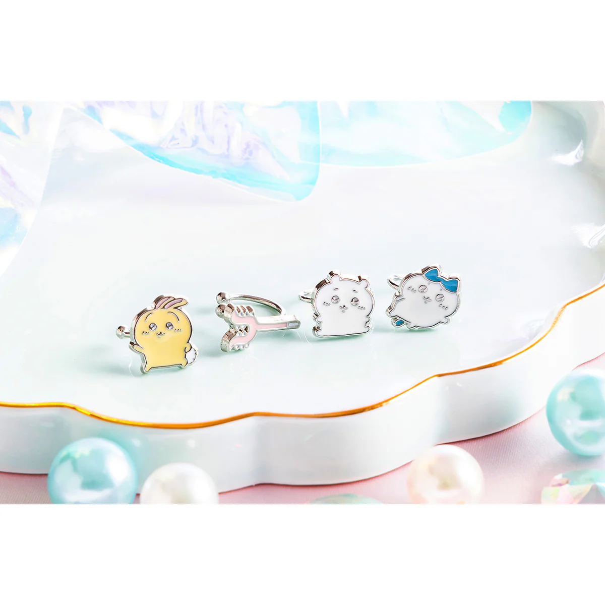 ちいかわ イヤーカフ 4種セット（なかよし） - Image 2