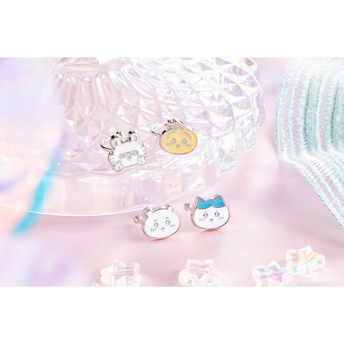 ちいかわ イヤーカフ 4種セット（おかお） - Image 2