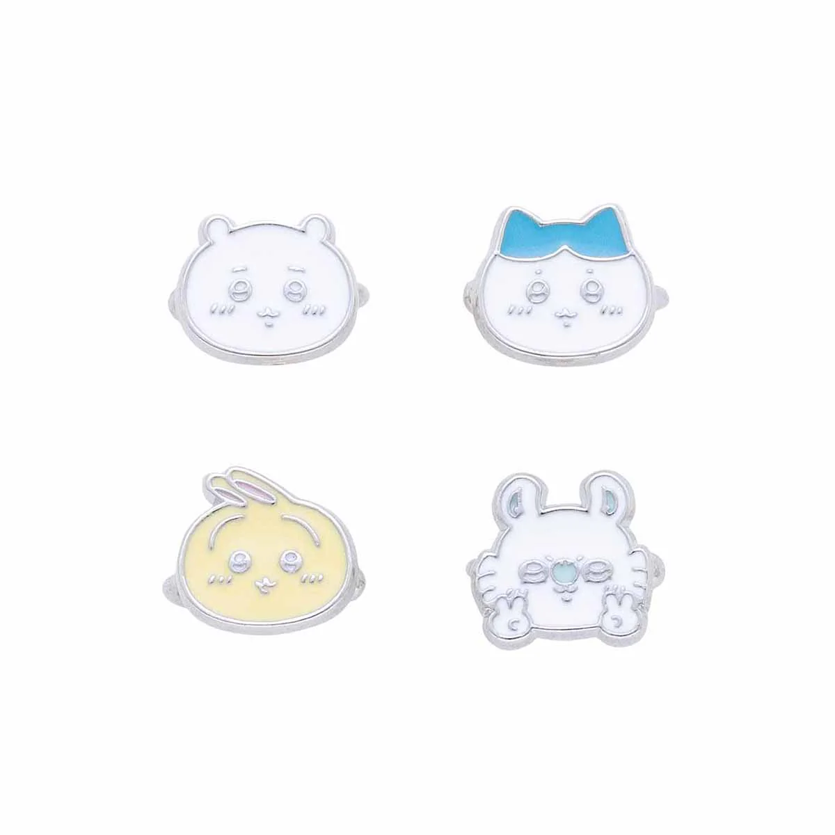 ちいかわ イヤーカフ 4種セット（おかお） - Image 4