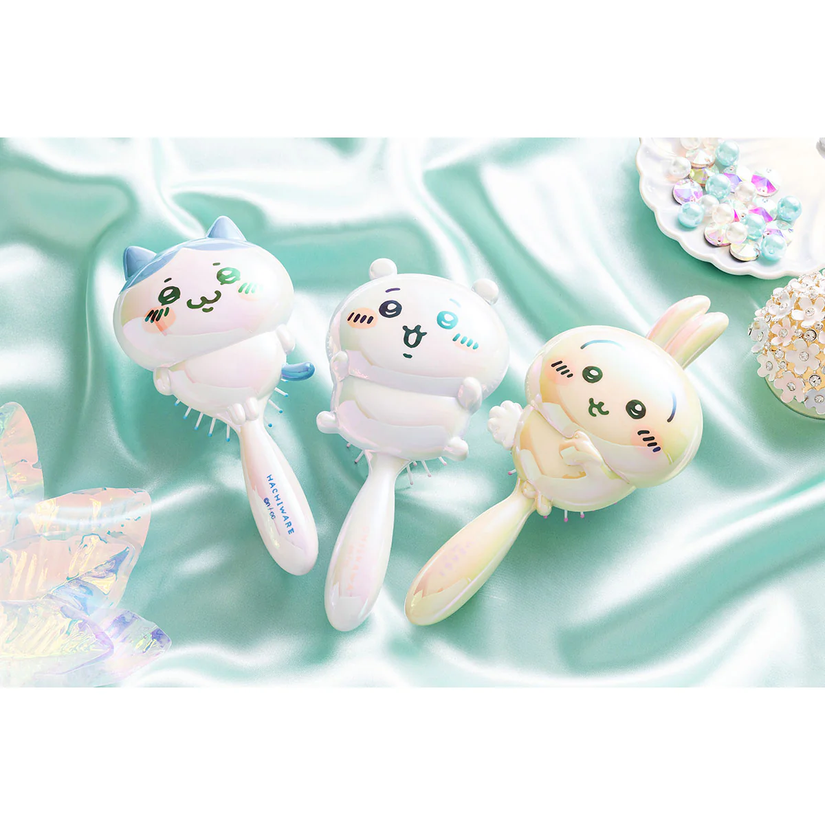 ちいかわ オーロラ ダイカットヘアブラシ（ハチワレ） - Image 2