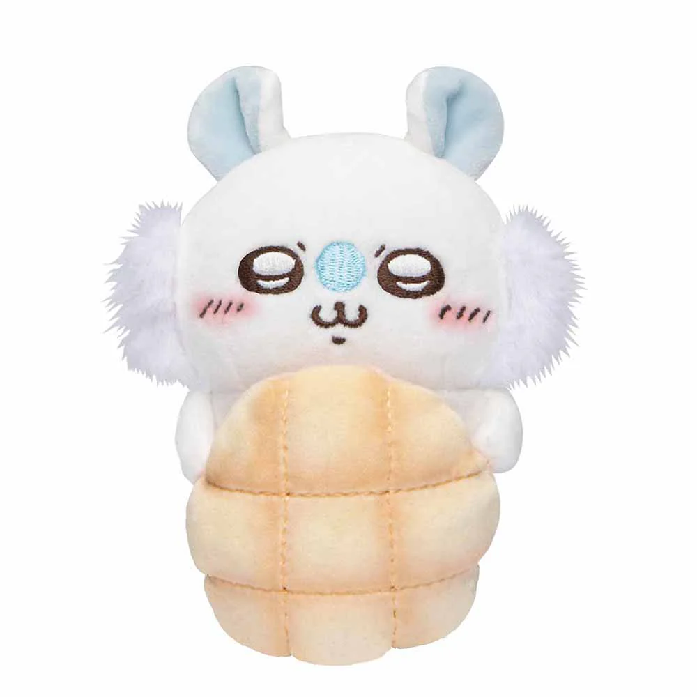 ちいかわ デスクトップから見守るひっかけぬいぐるみ（メロンパン持ちモモンガ） - Image 4
