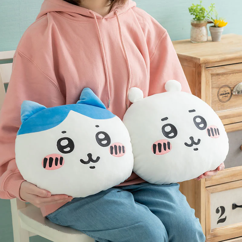 ちいかわ おかおクッション（ハチワレ） - Image 5