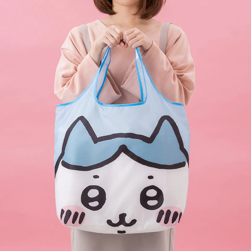 ちいかわ エコバッグ(ハチワレのおかお) - Image 3
