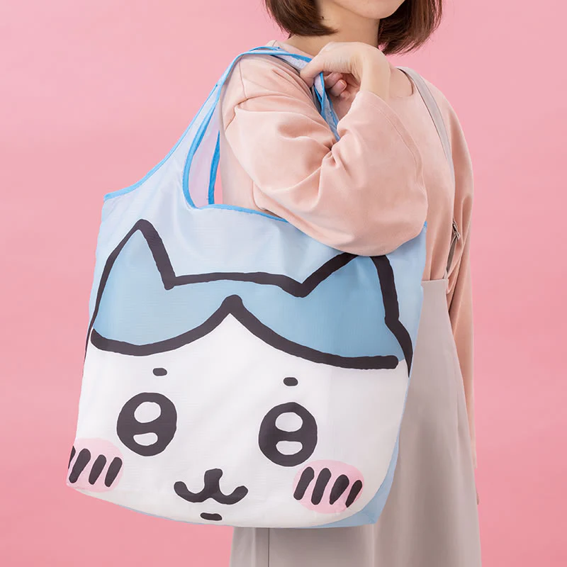 ちいかわ エコバッグ(ハチワレのおかお) - Image 4