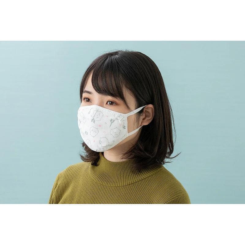 ちいかわ　抗菌防臭加工なガーゼマスクMサイズ（ちいかわ） - Image 3