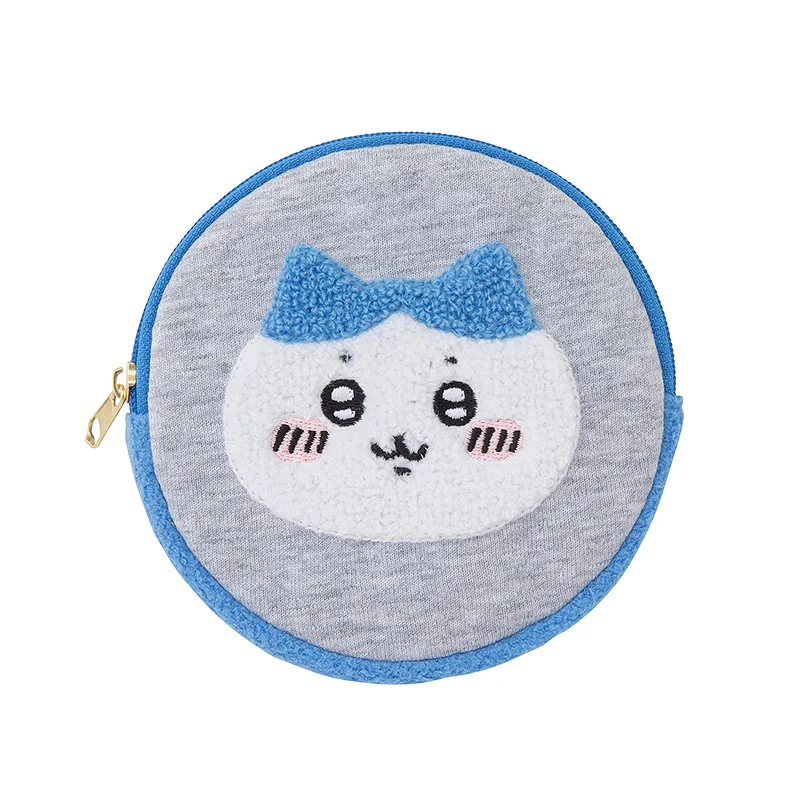 ちいかわ　相良刺繍なまんまるポーチ（ハチワレ） - Image 2