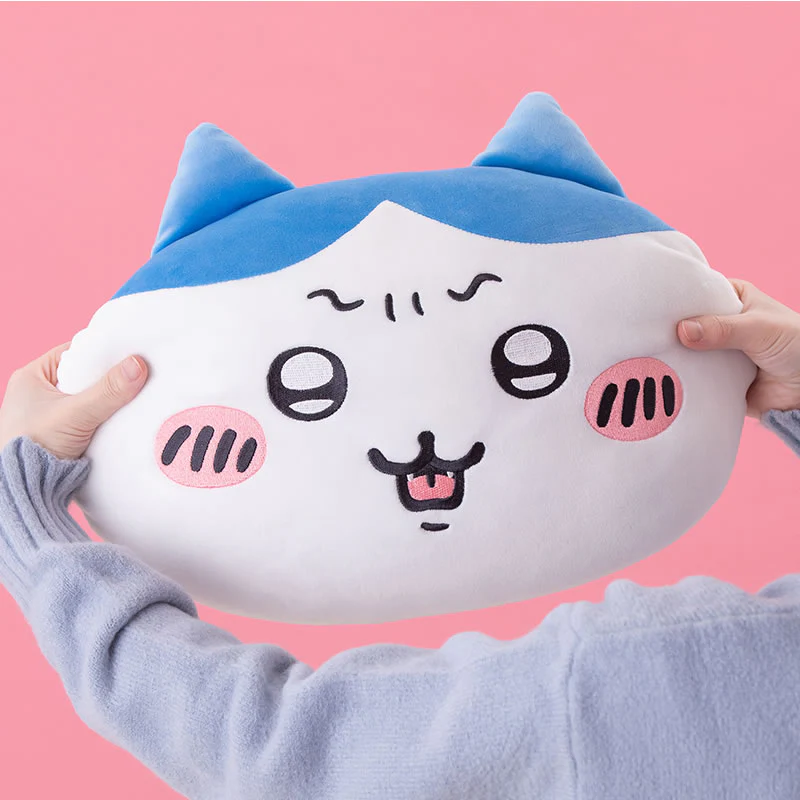 ちいかわ 困惑するおかおクッション(ハチワレ) - Image 11