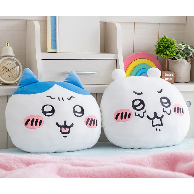ちいかわ 困惑するおかおクッション(ハチワレ) - Image 4